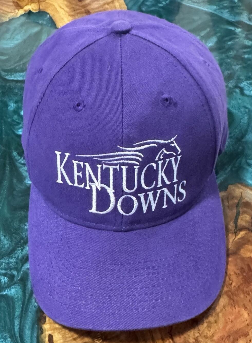 Kentucky Downs Purple Snapback Ball Cap Horse Racing